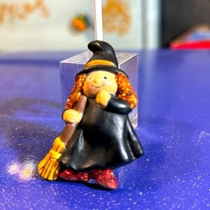 Cute little Halloween Resin Witch made by Lehman 1.5 in